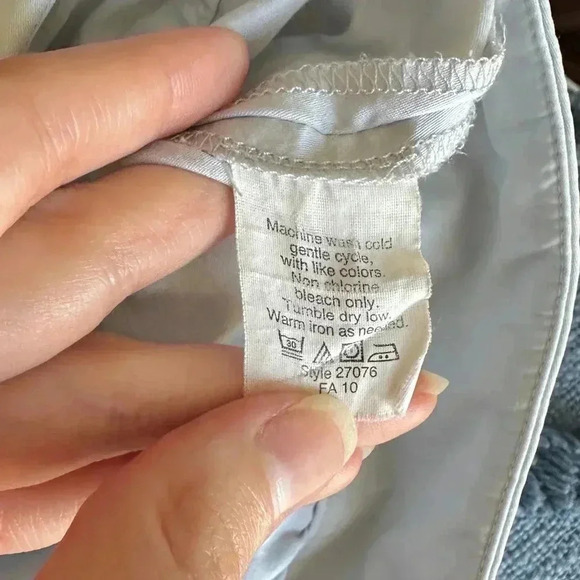 J. Crew Light Grey A-Line Mini Stretch Skirt, Size 6 - Picture 14 of 16